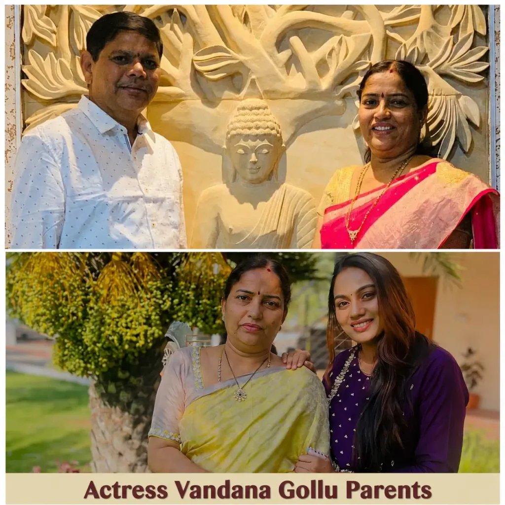 Actress Vandana Gollu Parents