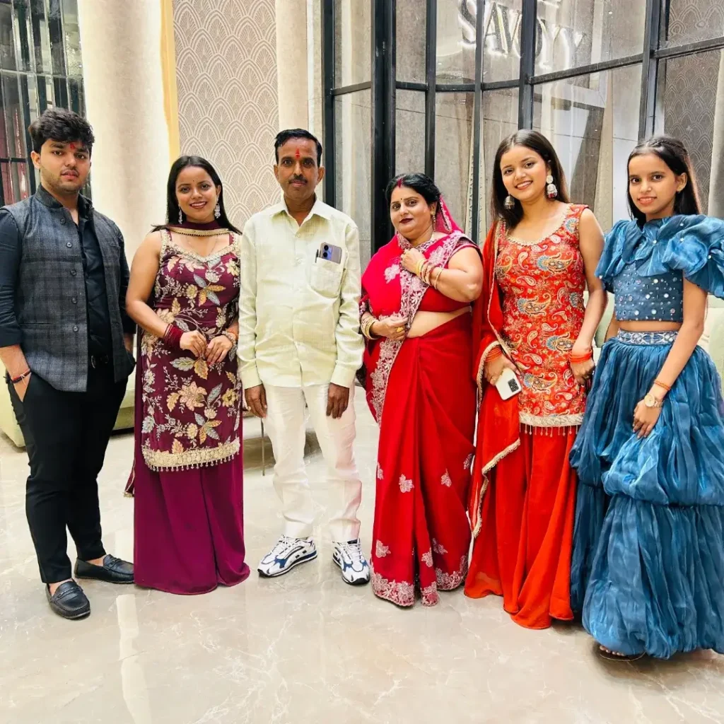 Annu Chauhan Family